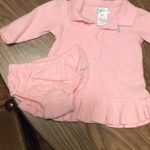 Ralph Lauren Polo dress and bloomers set